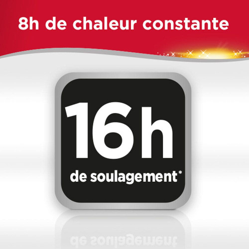 Thermacare Patchs Dos 4 Unités - Soulagement Douleurs Musculaires