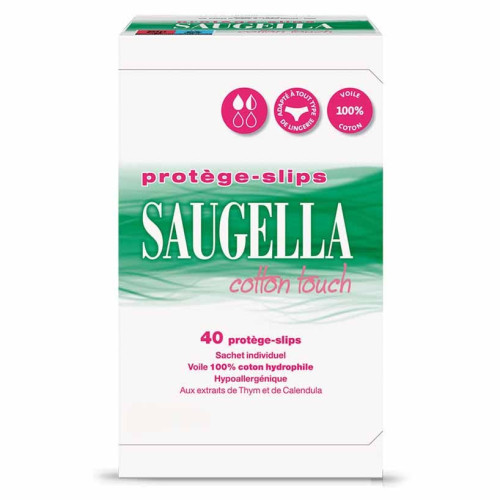 Saugella Cotton Touch 40 Protège-Slips - Confort et Protection Intense