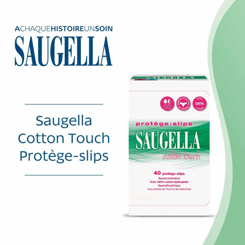Saugella Cotton Touch 40 Protège-Slips - Confort et Protection Intense