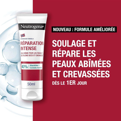Neutrogena Crème Pieds 50ml - Réparation Intense Talons Crevassés