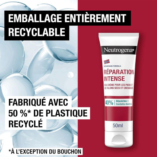 Neutrogena Crème Pieds 50ml - Réparation Intense Talons Crevassés