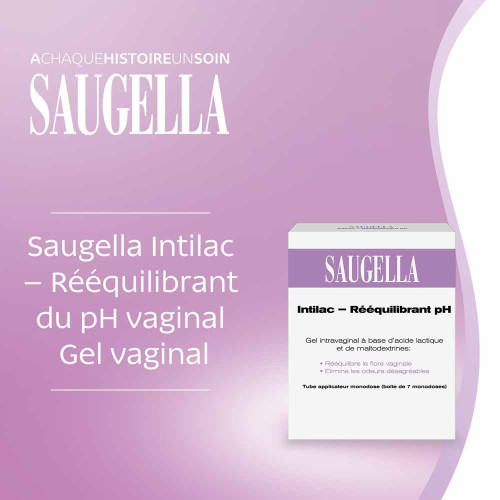 Saugella Intilac Gel 7 Doses - Soulage Démangeaisons et Odeurs