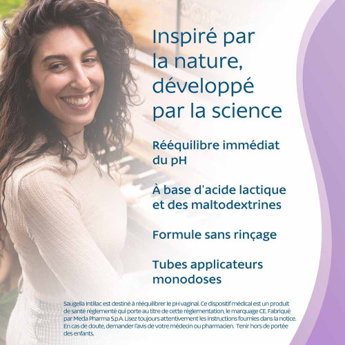 Saugella Intilac Gel 7 Doses - Soulage Démangeaisons et Odeurs