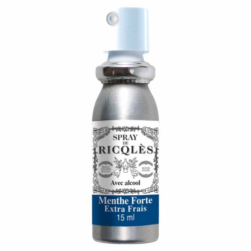 RICQLES Spray Buccal Menthe 15mL - Haleine Fraîche Durable