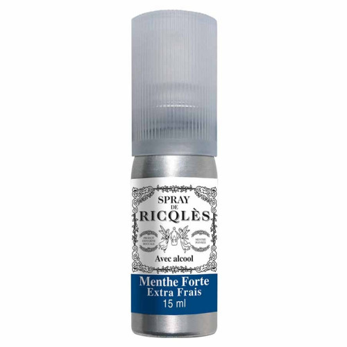 RICQLES Spray Buccal Menthe 15mL - Haleine Fraîche Durable