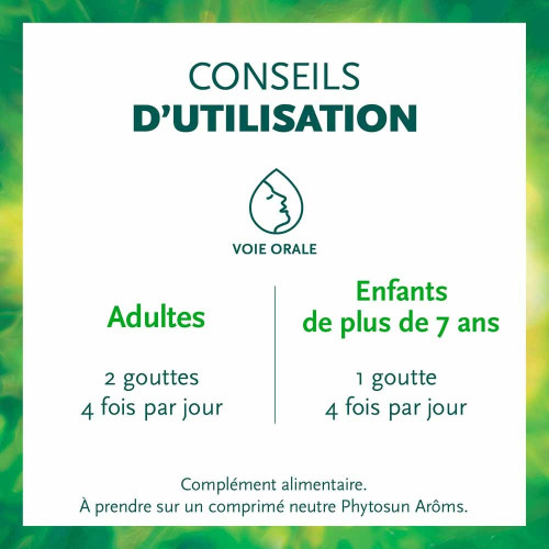 Phytosun Aroms Eucalyptus Bio 10ml - Bien-être Respiratoire sur