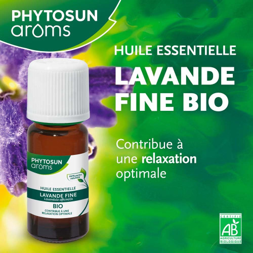 PhytoSun Aroms Lavande Fine Bio 10ml - Apaisante, Parapharmacie