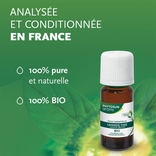 Phytosun Arôms Lavande Fine Bio 30ml - Détente et Bien-être