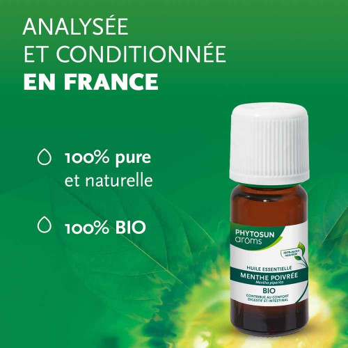 Phytosun Arôms Menthe Poivrée 10ml - Antalgique et Tonique