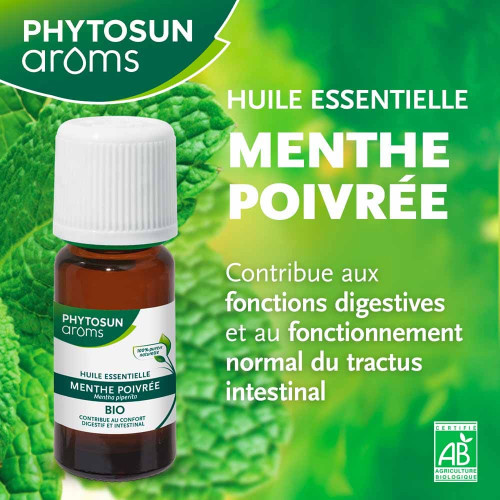 PhytoSun Aroms Menthe Poivrée Bio 30ml - Bien-être Digestif