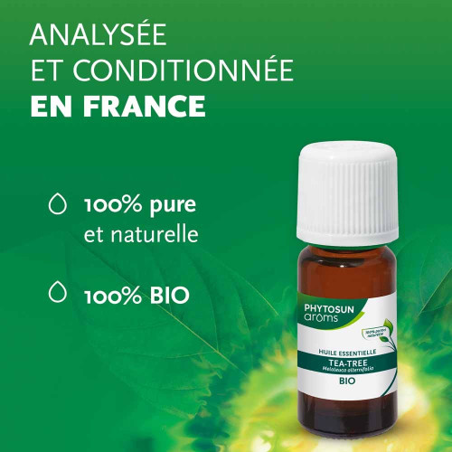 Phytosun Arôms Tea-Tree Bio 30ml - Huile Essentielle Bio sur