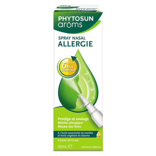 Phytosun Aroms Spray Nasal Allergie 20ml - Soulage Rhinite Allergique