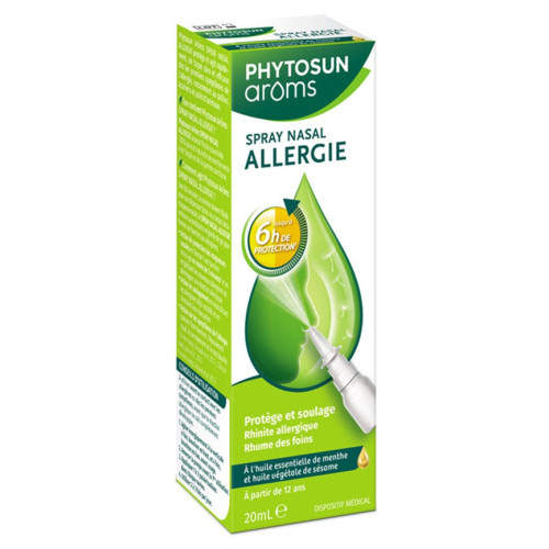 Phytosun Aroms Spray Nasal Allergie 20ml - Soulage Rhinite Allergique