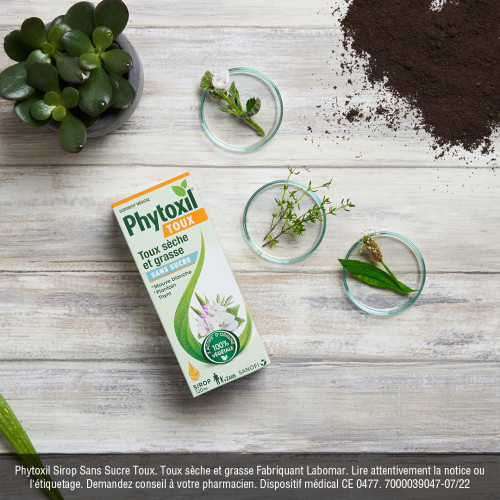 SANOFI Phytoxil Sirop 120ml - Soulage Toux et Irritations