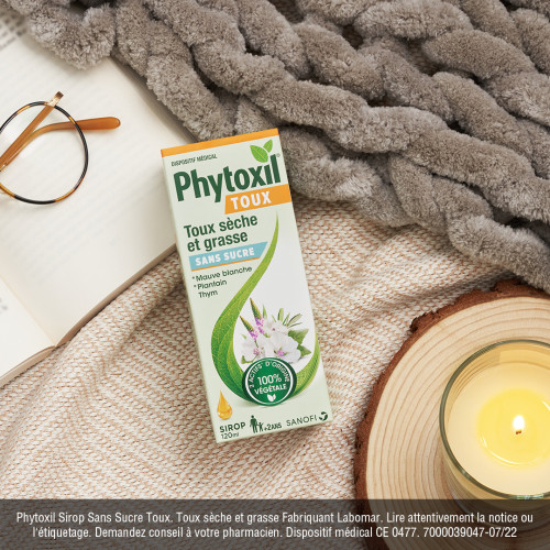 SANOFI Phytoxil Sirop 120ml - Soulage Toux et Irritations