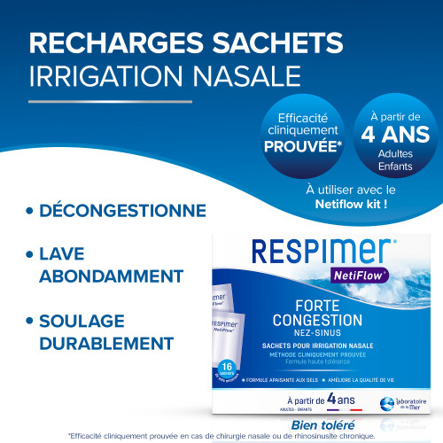 Respimer Netiflow  - 30 Sachets - Laboratoire de la Mer