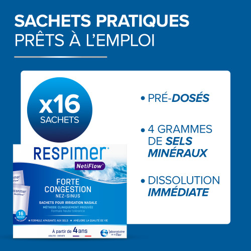 Respimer Netiflow  - 30 Sachets - Laboratoire de la Mer