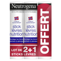 Neutrogena Stick Lèvres Lot Hydratation Intense 1 Lot