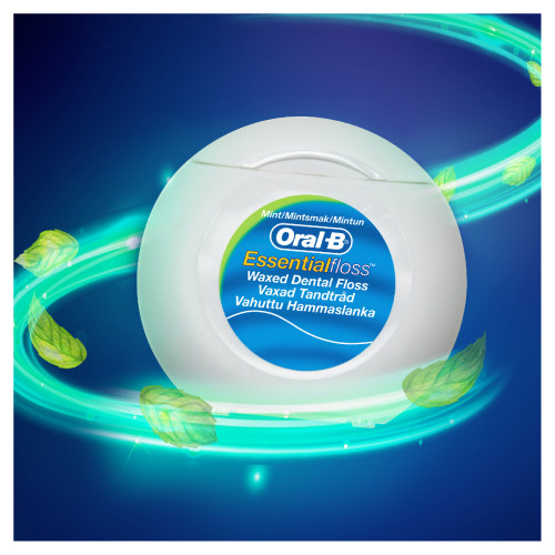 Oral B Essential Floss Menthe 50m - Nettoyage Profond