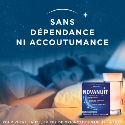 Novanuit Sommeil 30 Comprimés Sanofi - Sommeil Réparateur