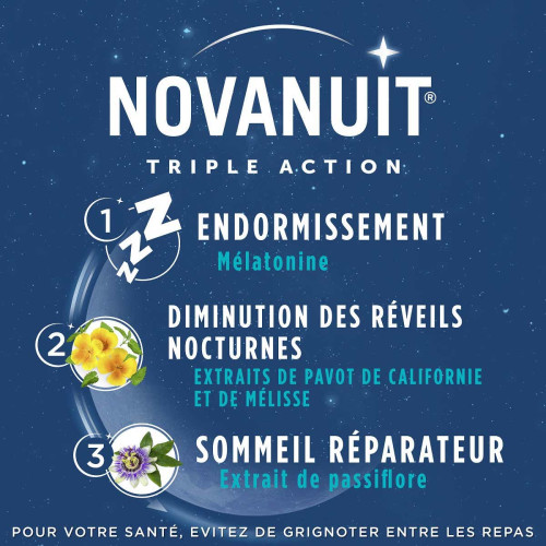 Novanuit Sommeil 30 Comprimés Sanofi - Sommeil Réparateur