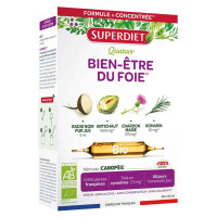 Quatuor bien-être du foie bio 20x15ml