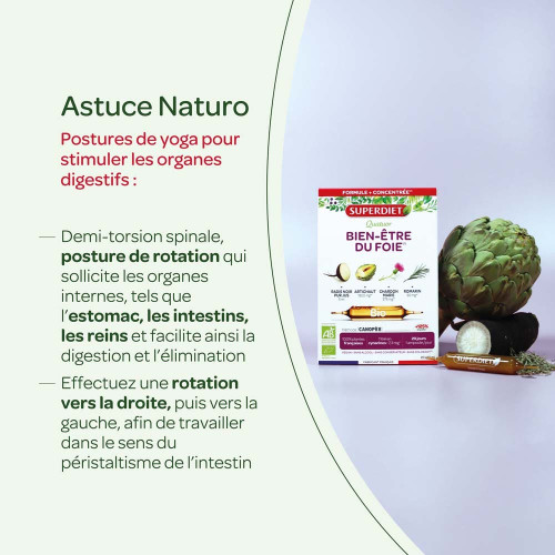Quatuor bien-être du foie bio 20x15ml