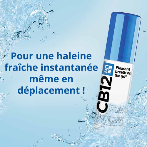 Spray Menthe CB12 15ml - Haleine Fraîche et Fraîcheur Instantanée