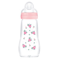 MAM Biberon Verre Rose 260ml - Apaisement Instantané