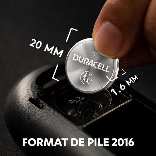 Duracell Piles 2016 2 Piles - Energie Longue Durée 3V Lithium