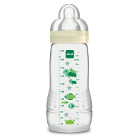 MAM Biberon Easy Active 6m+ 330ml - Prise facile, nettoyage aisé sur