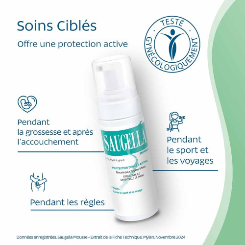 Saugella Mousse Irritations 150ml - Apaisement Naturel Durable