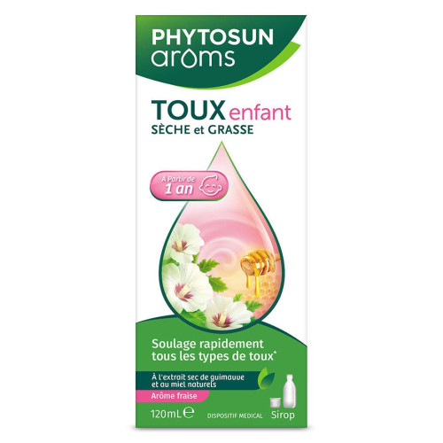 Phytosun Arôms Sirop Toux Enfant 120ml - Apaisant Naturel