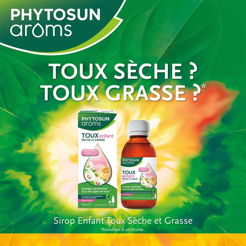 Phytosun Arôms Sirop Toux Enfant 120ml - Apaisant Naturel