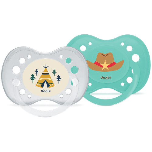 Dodie Duo Sucettes Anatomiques Garçon 6m+ - Confort et Résistance