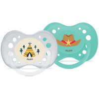 Dodie Duo Sucettes Anatomiques Garçon 6m+ - Confort et Résistance