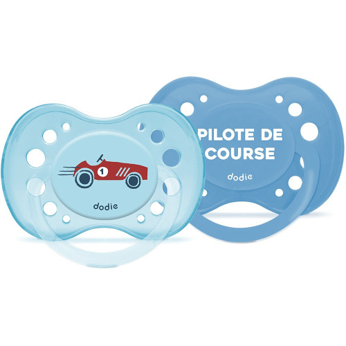 Dodie Duo Sucettes Anatomiques Garçon 6m+ - Confort et Résistance