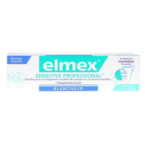 ELMEX SENSITIVE PROFESSIONAL Sensitive Professional BLANCHEUR - Dentifrice Blancheur pour Dents sensibles-6951 ELMEX SENSITIVE PROFESSIONAL Sensitive Professional BLANCHEUR - Dentifrice Blancheur pour Dents sensibles-6951
