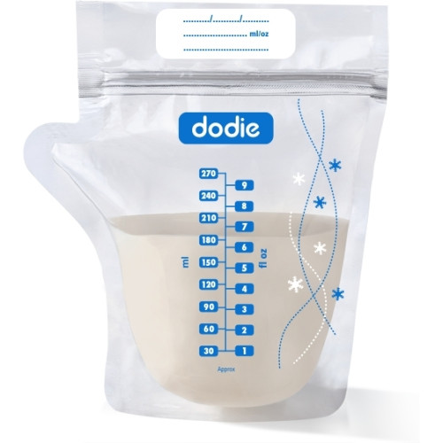 Dodie Sachets Conservation Lait Maternel 20x270ml, Anti-Fuites