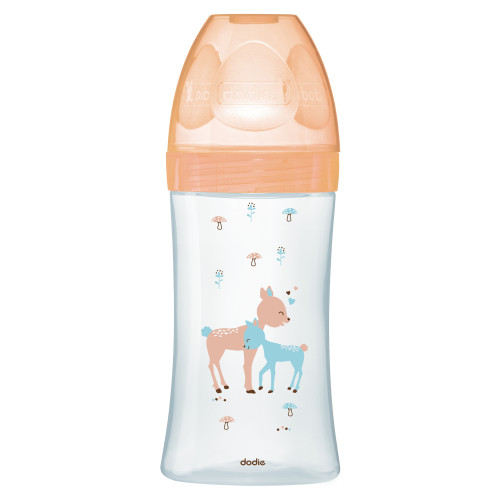 DODIE Biberon Sensation+ Biche 270ml - Transition douce, anti-colique