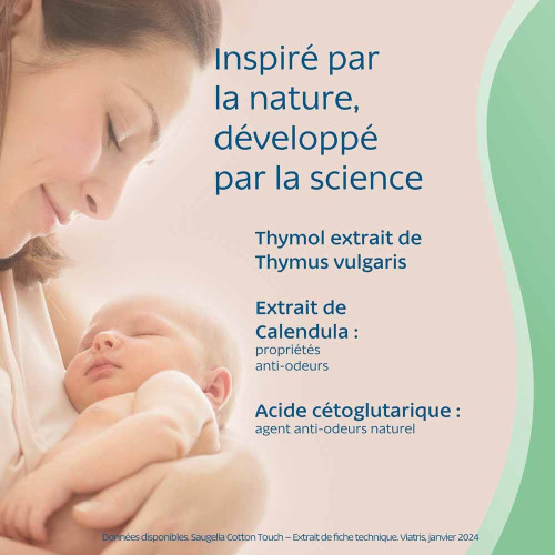 Saugella 10 Serviettes Maternité - Confort et Hygiène