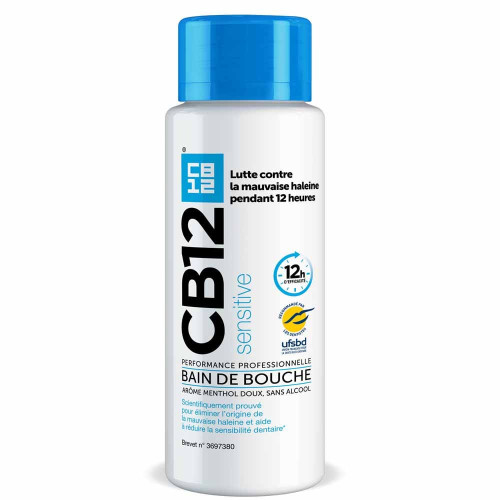 MEDA PHARMA CB12 SENSITIVE 250mL - Haleine Fraîche Durable sur