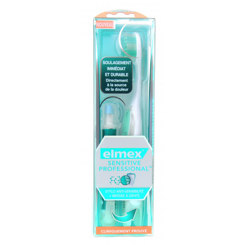 ELMEX Sensitive Professional Stylo Anti-sensibilité + Brosse à Dents-6954 ELMEX Sensitive Professional Stylo Anti-sensibilité + Brosse à Dents-6954