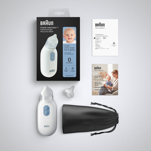 BRAUN Mouche Bébé Electrique 0+ 1 Unité - Efficace et Doux