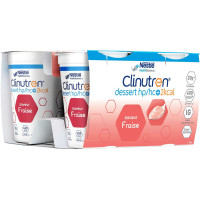 NestléHealthScience CLINUTREN DESSERT HP/HC+ Fraise 4x200mL