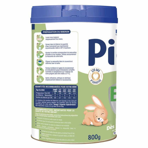 Picot Lait 1er Age Bio 800g - Nourriture Bébé
