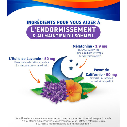 Valdispert Mélatonine 4 Actions 30 Capsules - Sommeil Sain