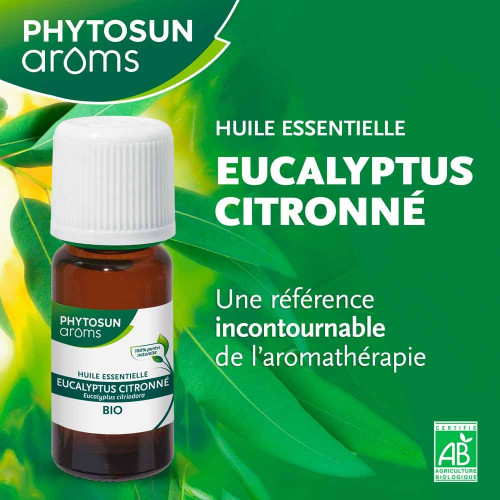 Phytosun Aroms Huile Eucalyptus Citronné 10ml - Douleurs Musculaires