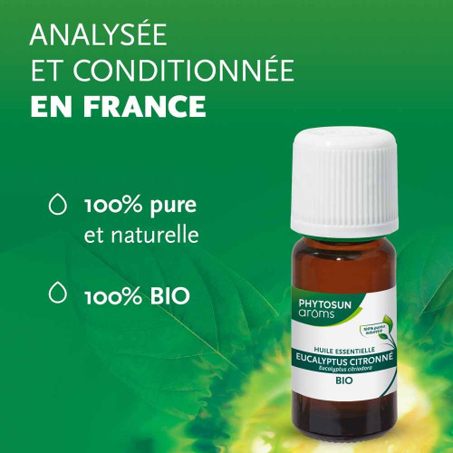 Phytosun Aroms Huile Eucalyptus Citronné 10ml - Douleurs Musculaires