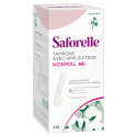 Saforelle Tampons Normal x16 - Absorption Sécurisée, Coton Bio